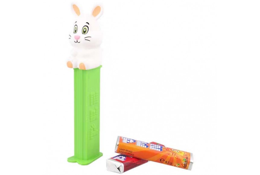 PEZ LAPINS de pâques et bonbons aux fruits - bonbons PEZ- Fêtes Enfant