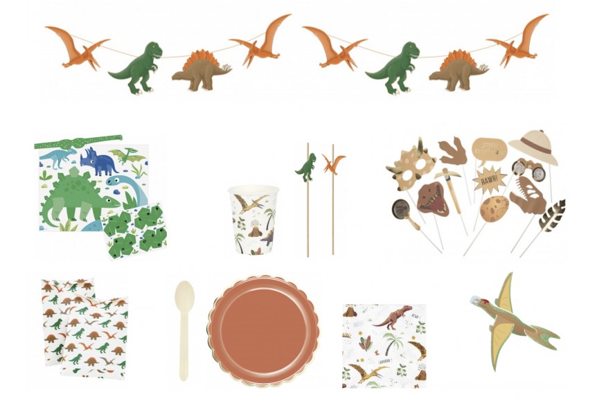 Vaisselle Dragon Vaisselle De Fête D'Anniversaire Dinosaure
