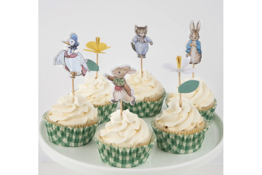 Cupcake toppers Pierre Lapin - Catho Rétro