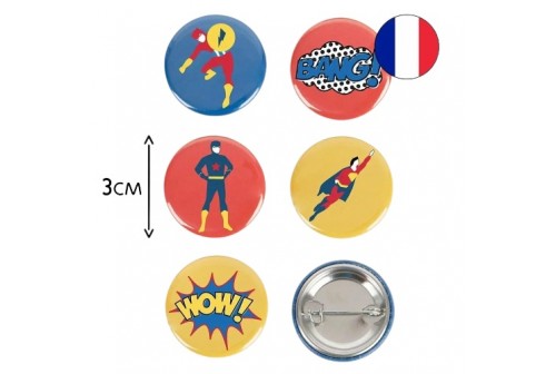 Badge Super Héros