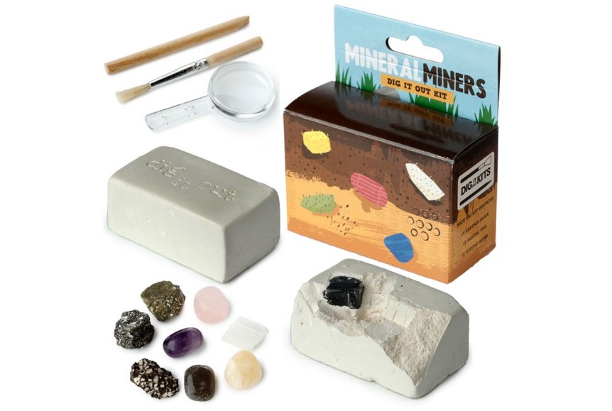 Mini kit de fouilles pierre semi-précieuse - activité enfants 6/12 ans