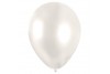 Ballon blanc métal nacré - Set de 10 ballons