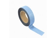 Masking tape pailletté bleu