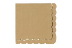 Serviettes Kraft brun