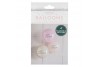 Ballon confetti argent - Set de 3 ballons