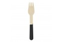Fourchettes en bois noires