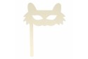 Masque en bois chat