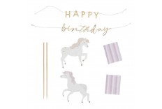 Décoration gâteau cheval