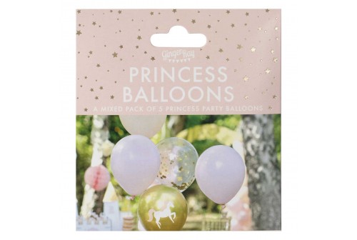 ballons princesse x 5