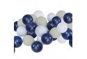 Ballons bleus et gris x 40