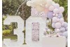 Ballon lilas rose et beige x 40