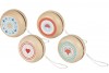 Yoyo en bois illustré