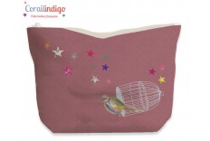 Trousse oiseau en cage