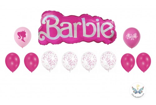 8 Gobelets en carton Barbie - decoration anniversaire enfant