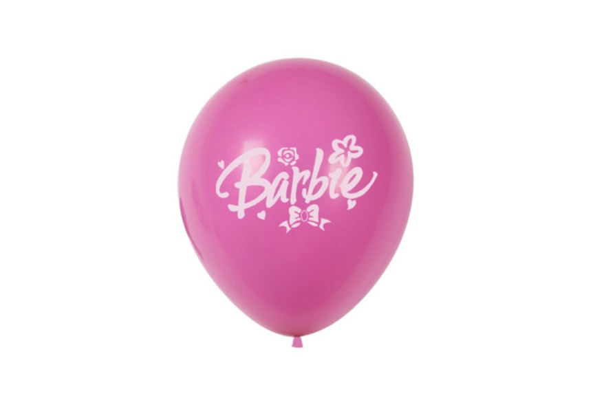 Décorations de fête Barbie pour fille, ensemble de ballons