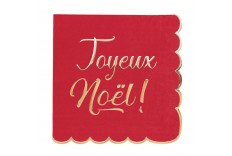 Serviettes Joyeux Noël x 16