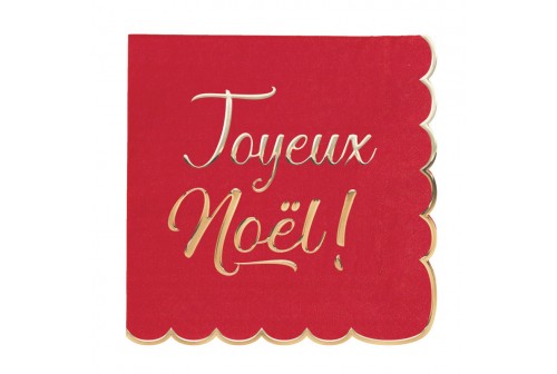 Serviettes Joyeux Noël x 16