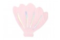 Serviettes coquillage rose