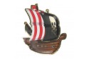 Assiettes bateau de pirate