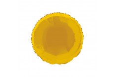 Ballon rond Mylar doré
