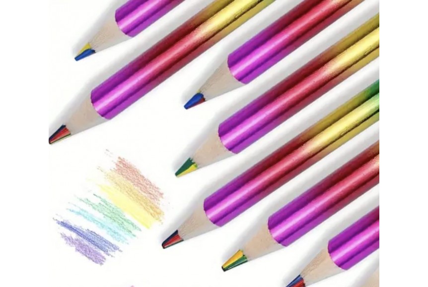Ensemble Gomme Crayon Série Rainbow, 12 Gommes Pour Enfants, 12 4 En 1  Couleurs Stylo Arc En Ciel, Papeterie Amusante Pour[S61] - Cdiscount  Beaux-Arts et Loisirs créatifs