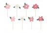 Pics à gâteau fleurs