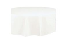 Nappe ronde blanche