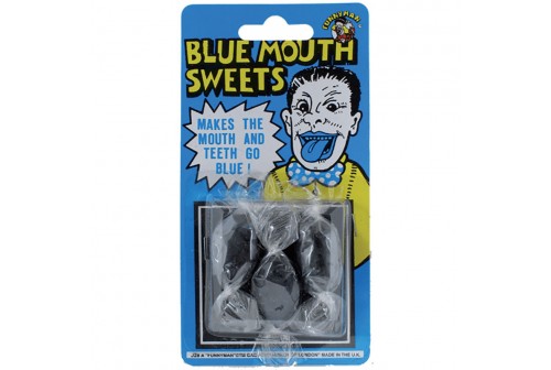 Farce et attrape - bonbons en papillote langue bleue - Fêtes enfants