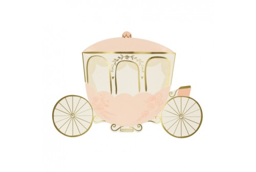 Assiettes Carrosse de princesse x 8