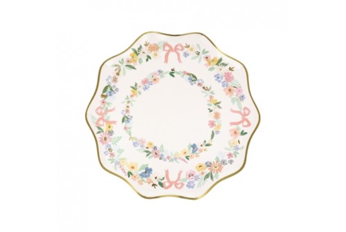 Assiettes Floral élégant