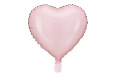 Ballon coeur Mylar rose clair