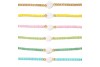 Bracelet coeur & perles