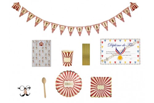 Kit anniversaire Circus