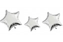 Ballon Mylar étoile argent