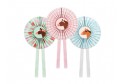 flot cheval et fleurs x 3