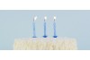 24 Bougies bleues