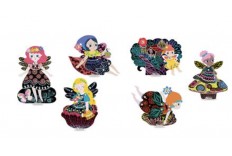 Kit créatif fée dans le jardin x 6