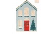 Assiettes maisons de Noël x 8