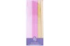 24 pailles rose et gold