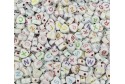 220 perles coeur lettres