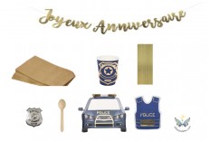 Kit anniversaire police