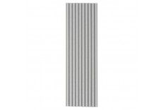 20 pailles couleur argent mat