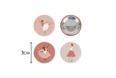 Badge ballerine - danseuse