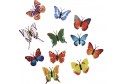 Papillon 3D autocollants x 10