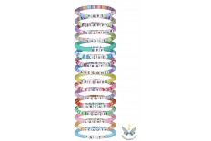 Bracelet perles avec message