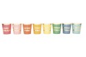 Gobelets joyeux anniversaire multicolore