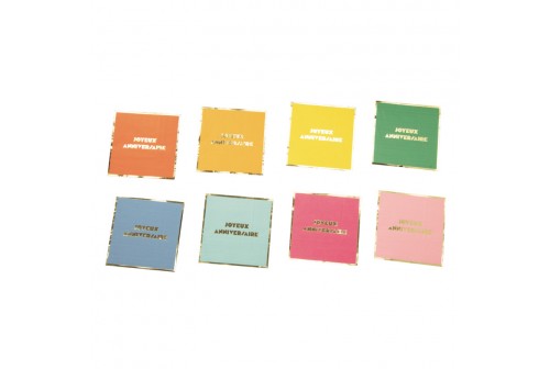 Serviettes joyeux anniversaire