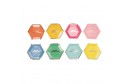 Assiettes Joyeux anniversaire multicolore