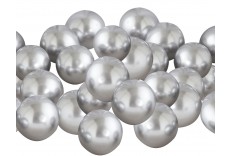 Ballons argent chrome x 40