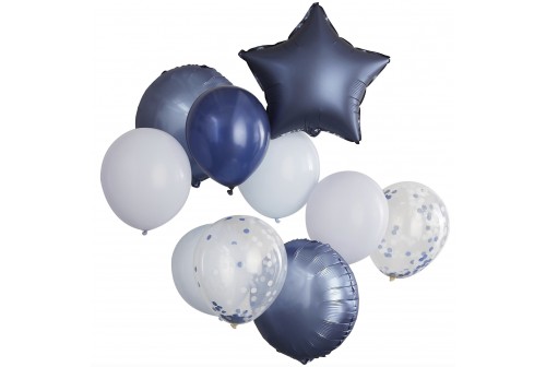 Set Ballons bleus